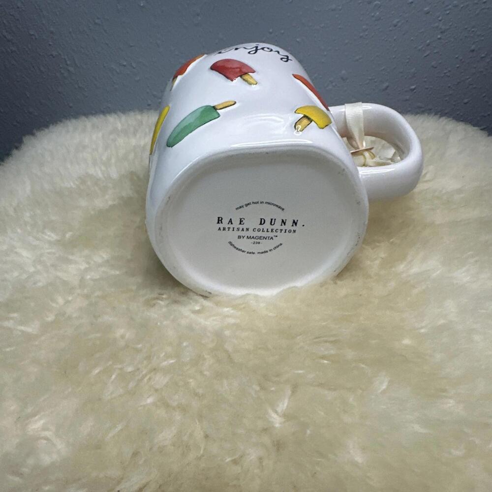 Rae Dunn Enjoy Popsicle Mug Summer Collection - Picture 5 of 5